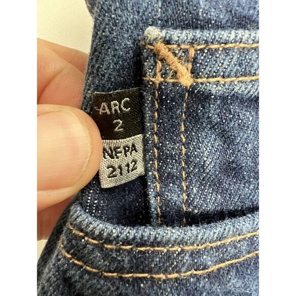 Carhartt FR Flame Resistant Jeans Mens 40x35 Blue Denim Work Pants ARC2 NFPA2112 - Picture 7 of 13